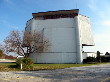 Getty 4 Drive-In Theatre - Main Screen Back - Photo From Water Winter Wonderland (newer photo)